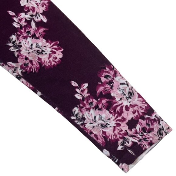 CHICO'S Floral Bateau-Neck Pullover Sweater - Size Medium - Picture 5 of 8